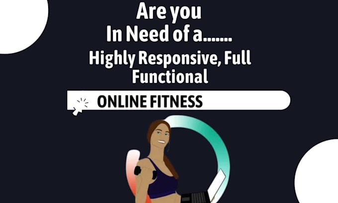 Build next level online fitness coaching website mental health wellness ...