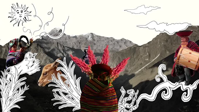 create an animated collage video animation
