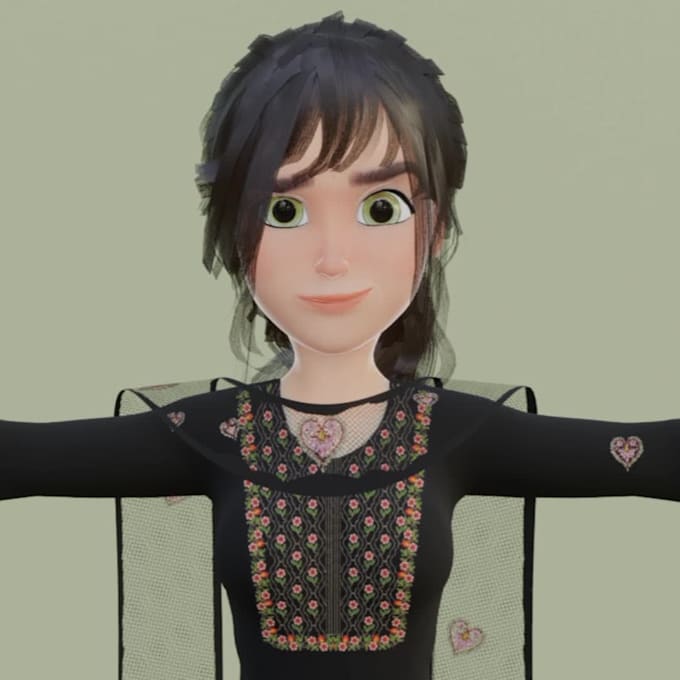 create custom 3d characters and animations
