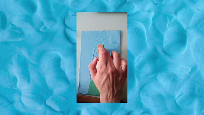 make a hand made clay illustration for books