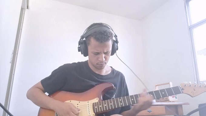 record professional eletric guitar for your song
