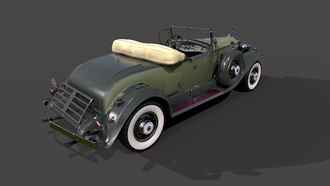 create high quality 3d vehicles and weapons for games and movies