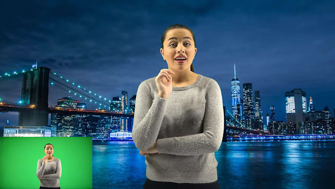 remove the green or blue screen or chroma key from any video