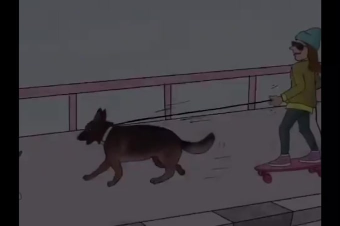 do a custom short 2d hand drawn animation