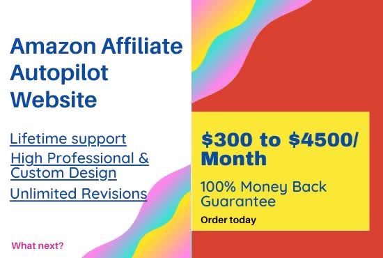 build amazon affiliate autopilot website with 12k products