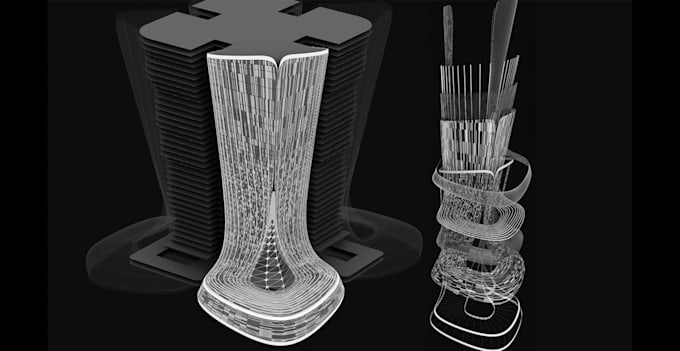 make 3d design facade architecture with rhino grasshopper