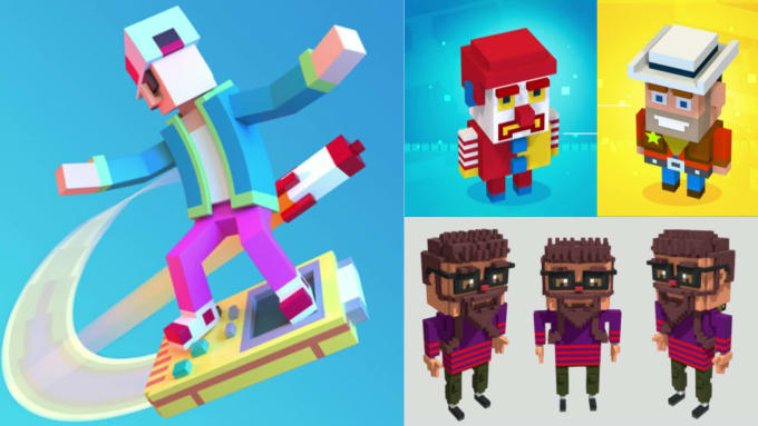 Create 3d voxel characters or avatars for sandbox and cryptovoxels in ...