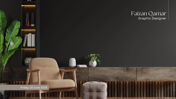 design a professional office mockup zoom virtual background