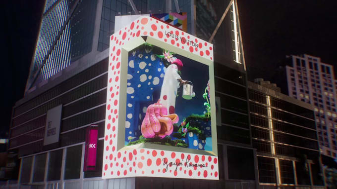do 3d billboard animation, anamorphic animation, cgi animation, 3d animation