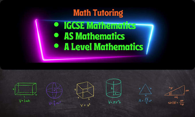be an online math tutor for igcse, as, and a level