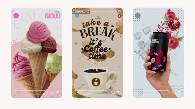 design billboard, banner ads, signage, instagram ads and food banners