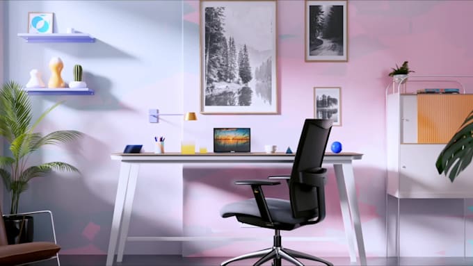 create 3d animated scene renders in blender