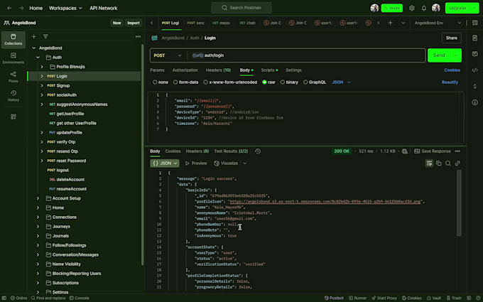 your node js developer for apis and backend development