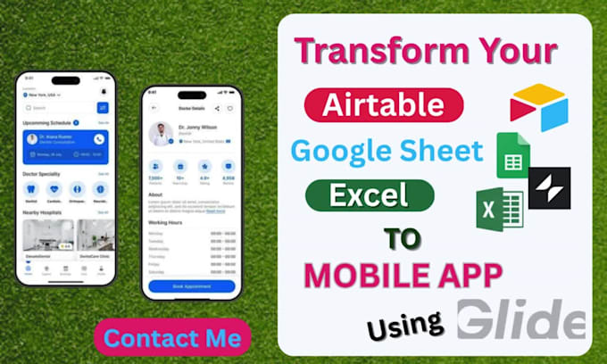 build client portal, CRM, or web app using glide, softr, and airtable