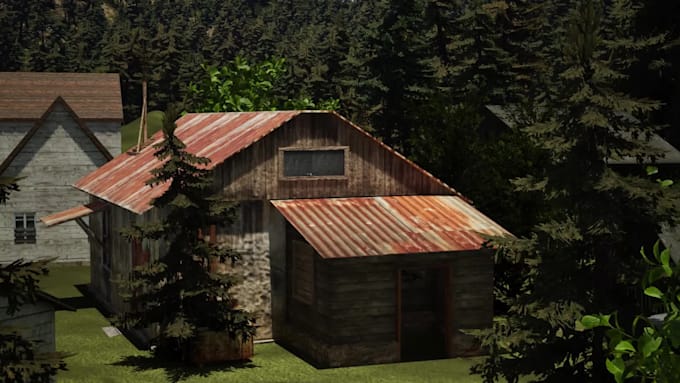 do 3d unreal engine environment for game movie