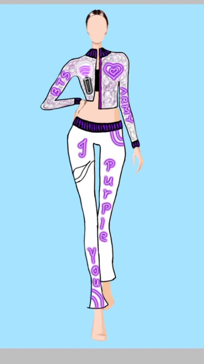 Draw a unique fashion illustration by Namu30 | Fiverr