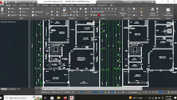 Draw 2d floor plan using autocad for your house by Ubaid_architect | Fiverr