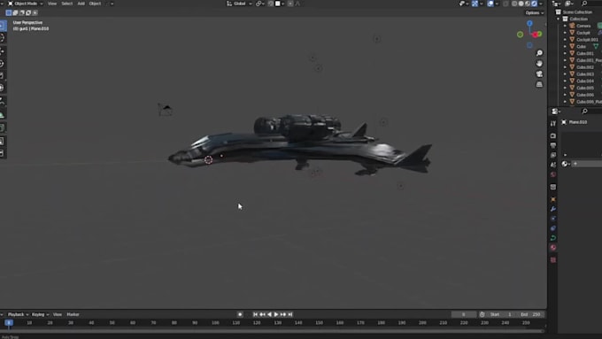 design a sci fi spaceship