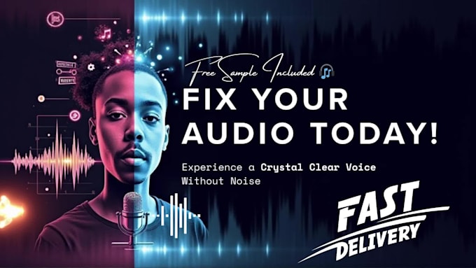 remove background noise, wind, echo from a video or audio file