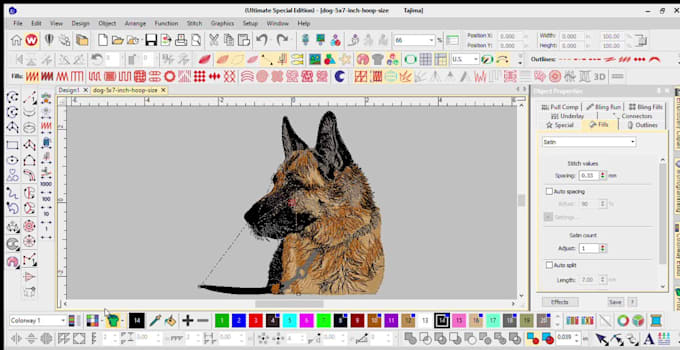 custom live image digitizing for embroidery in top quality
