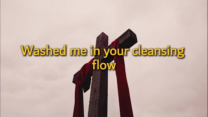 create a lyric video for your christian song