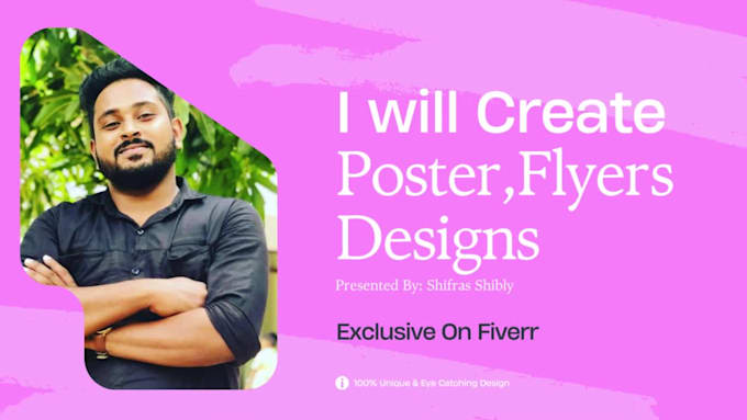 design poster or flyer design