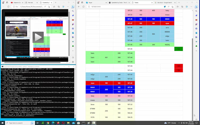 Create a bot to trade in python by Codeinusa | Fiverr