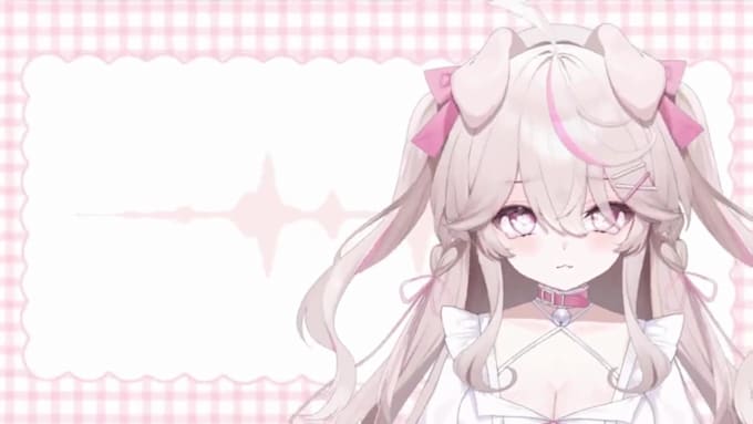 live 2d vtuber model, animate rig quality vtuber character in live2d, dakimakura