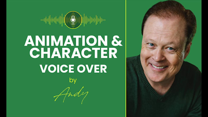 record a professional animation or character voice
