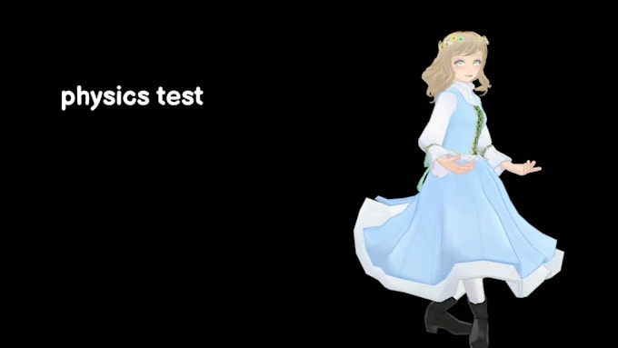 create an mmd anime model for you