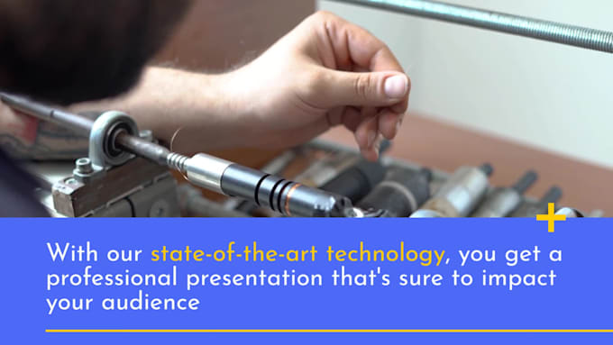 create an ai driven marketing sales video or presentation