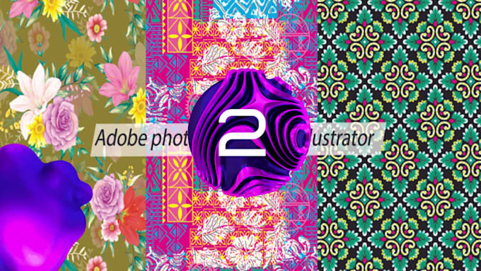 repeat seamless design pattern textile printing, for fabrie
