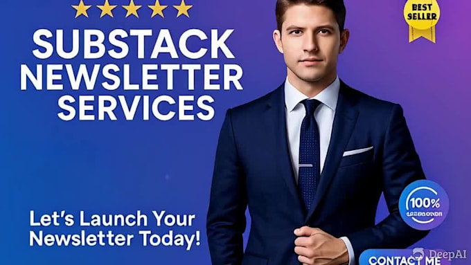 setup substack account newsletter design email marketing substack promotion seo