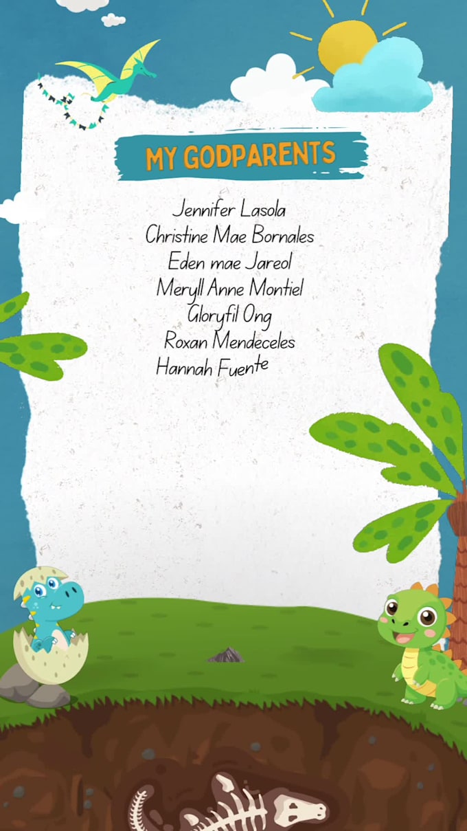 create a short animated digital invitation