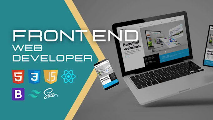 be front end web developer in react js