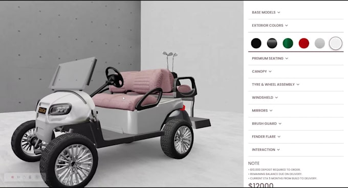 create an interactive 3d product configurator for your site