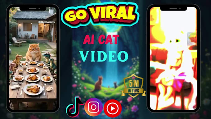 create adorable ai cat video ai cat stories, ai cat youtube shorts, reels tiktok