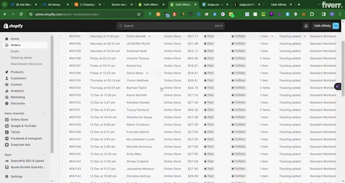 build a 7 figure shopify website and ecommerce store