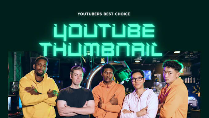 do a colour full youtube thumbnail design in 3 hrs