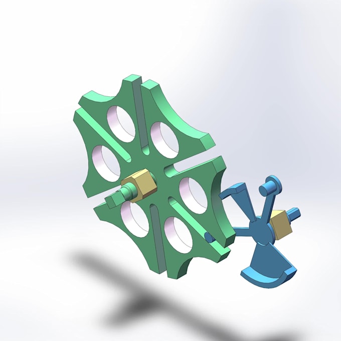 do 3d modeling with solidworks and cad for mechanical parts