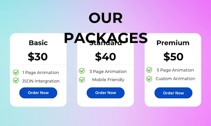 create animations and effects for wordpress pages