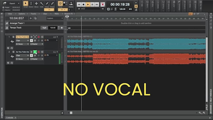 remove vocals from any song and mix your vocal