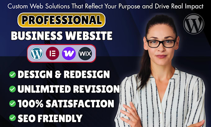 design portfolio website, blog, ecommerce website, wordpress business website