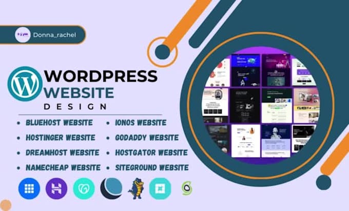 build wordpress website on godaddy hostinger website namecheap ionos bluehost