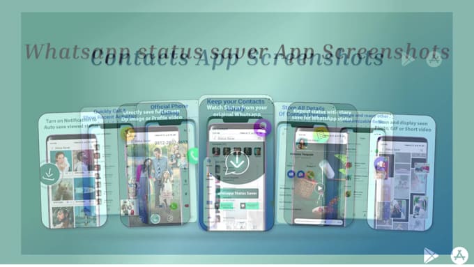 design app screenshot for app store and play store