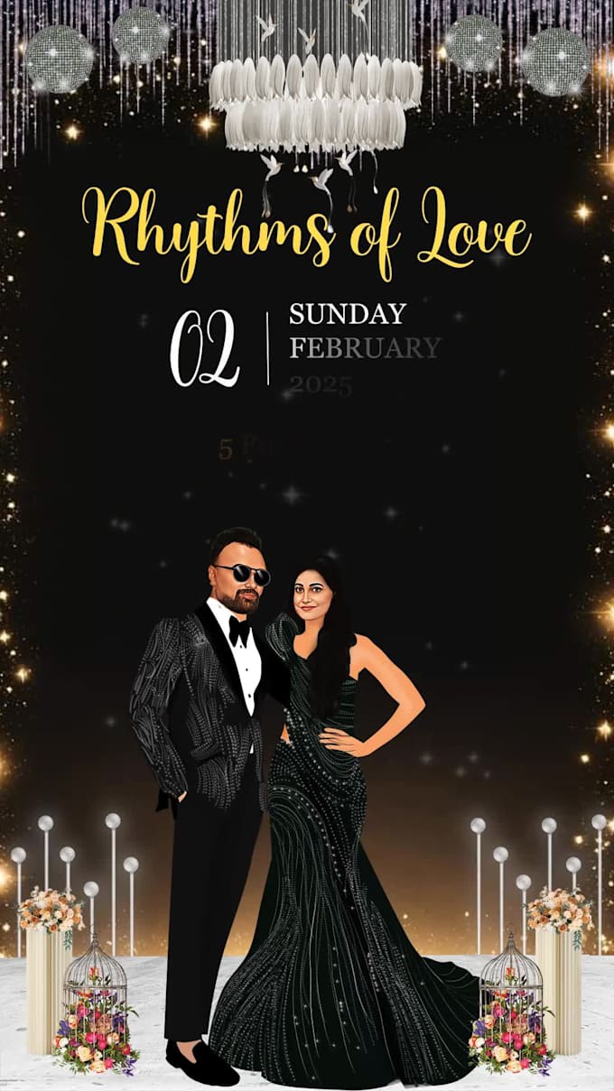 create amazing wedding birthday cards videos