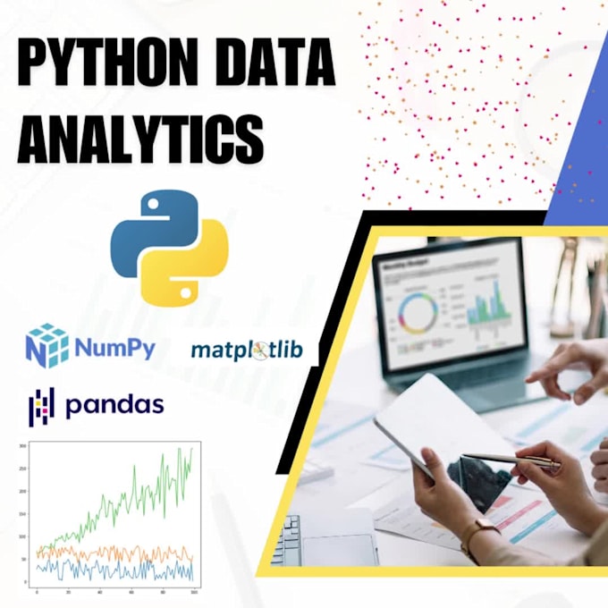 do any task related to python pandas matplotlib and numpy
