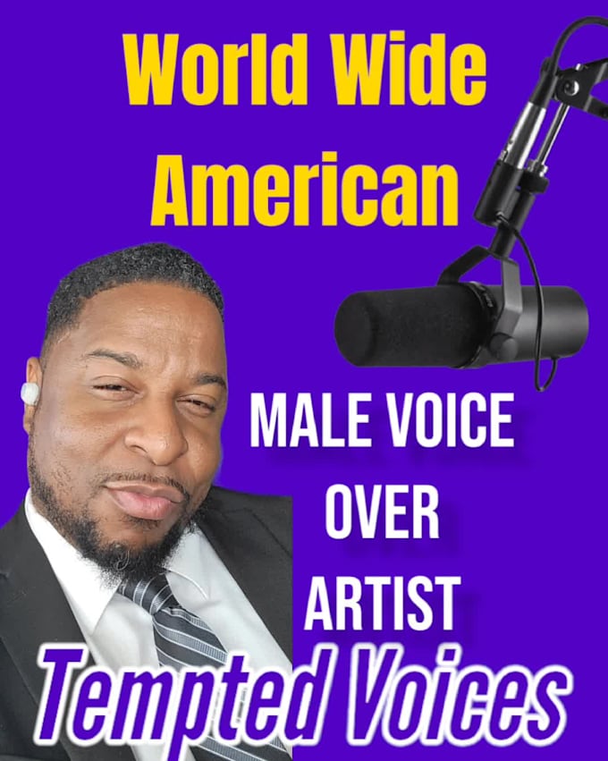 be your american voice over actor for your project