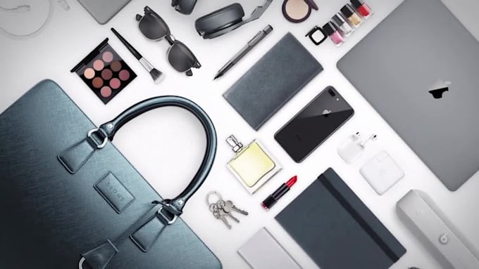 create 3d bag animation, 3d bag modeling, for commercial purpose