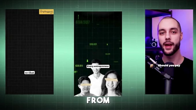do video editing for instagram reels, youtube and tiktok videos